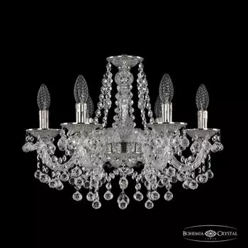 Подвесная хрустальная люстра 1609 Bohemia 16109/6/165 Ni