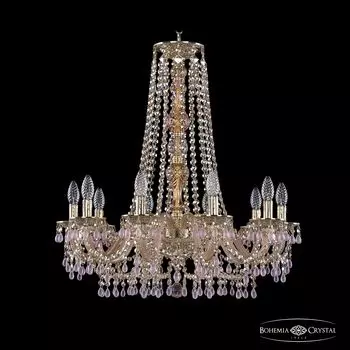 Подвесная хрустальная люстра 1610 Bohemia 16110/10/240/h-75 G V7010 M7