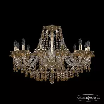 Подвесная хрустальная люстра 1610 Bohemia 16110/12/300 G V1003 R721