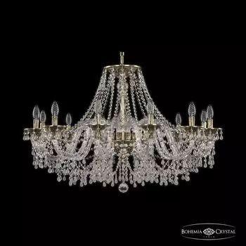 Подвесная хрустальная люстра 1610 Bohemia 16110/12/360 GB V0300