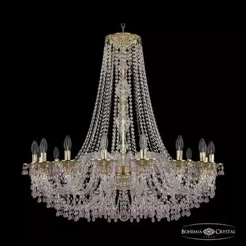 Подвесная хрустальная люстра 1610 Bohemia 16110/16/360/h-95 G V7010