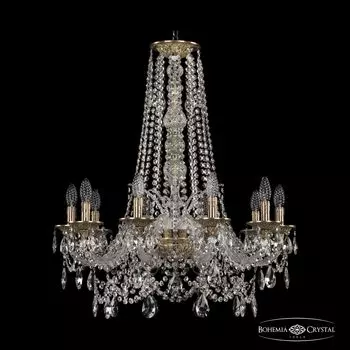 Подвесная хрустальная люстра 1611 Bohemia 16111/10/240/h-80 FP
