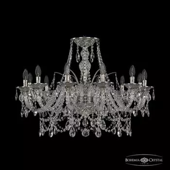 Подвесная хрустальная люстра 1611 Bohemia 16111/12/300 Ni