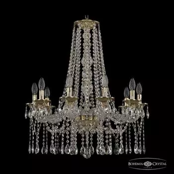 Подвесная хрустальная люстра 1613 Bohemia 16113/10/240/h-75 G