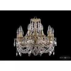 Подвесная люстра Bohemia 1707 1707/10/125/C/GD