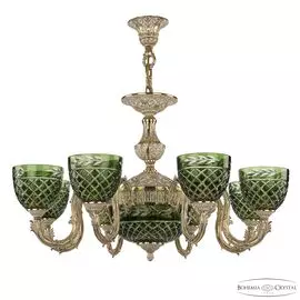 Подвесная люстра Bohemia 7103 71203P/8/210 GW P1 U Clear-Green/H-1J