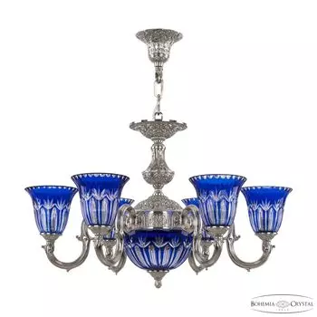 Подвесная люстра Bohemia 7203 72203P/6/175 Ni P2 U Clear-Blue/H-1I