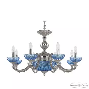 Подвесная люстра Bohemia 7209 72209P/8/210 Ni P Aquamarine/M-1F