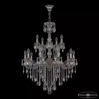 Подвесная люстра Bohemia 7301 73101/10+5/250/2d B Ni