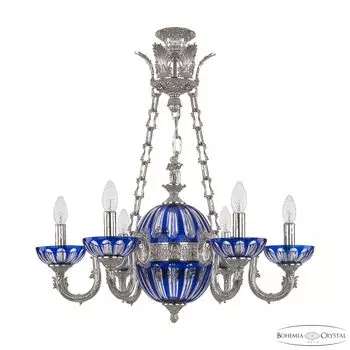 Подвесная люстра Bohemia Florence 71003P/6/175 Ni P Clear-Blue/H-1H Y8