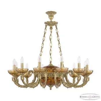 Подвесная люстра Bohemia Florence 71009P/12/250 FP P Amber/M-1F