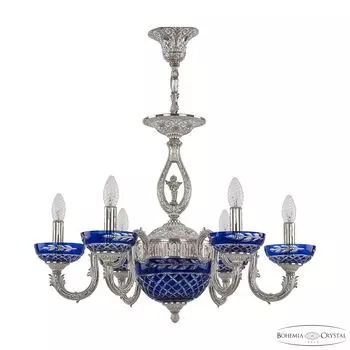 Подвесная люстра Bohemia Florence 71403P/6/175 NW P Clear-Blue/H-1J FA