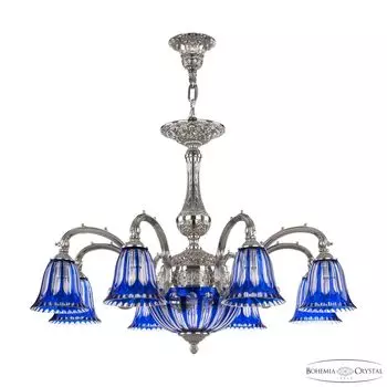 Подвесная люстра Bohemia Verona 72109P/8/210 Ni P2 D Clear-Blue/H-1H
