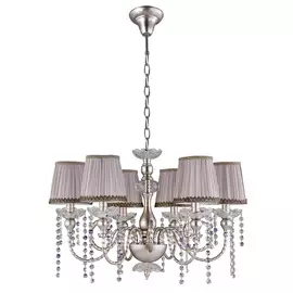 Подвесная люстра Crystal Lux Alegria ALEGRIA SP6 SILVER-BROWN