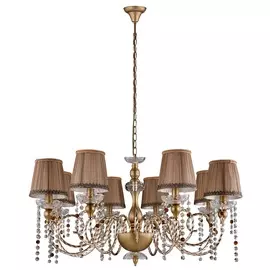 Подвесная люстра Crystal Lux Alegria ALEGRIA SP8 GOLD-BROWN