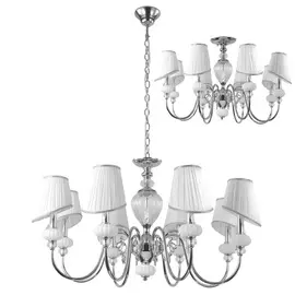 Подвесная люстра Crystal Lux ALMA WHITE SP-PL8