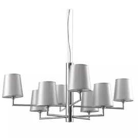 Подвесная люстра Crystal Lux Azul AZUL SP8 CHROME