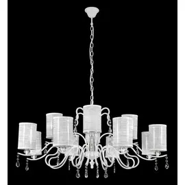 Подвесная люстра Crystal Lux ELISA WHITE SP12