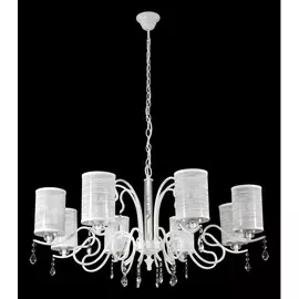 Подвесная люстра Crystal Lux ELISA WHITE SP8