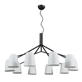 Подвесная люстра Crystal Lux Enrique ENRIQUE SP10 BLACK/WHITE