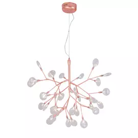 Подвесная люстра Crystal Lux Evita EVITA SP36 COPPER/TRANSPARENT