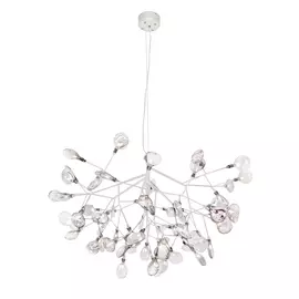 Подвесная люстра Crystal Lux Evita EVITA SP63 WHITE/TRANSPARENT
