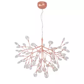 Подвесная люстра Crystal Lux Evita EVITA SP63 COPPER/TRANSPARENT