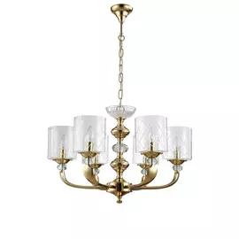 Подвесная люстра Crystal Lux Gracia GRACIA SP6 GOLD