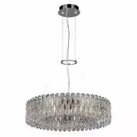Подвесная хрустальная люстра Lirica Crystal Lux LIRICA SP10 D610 CHROM