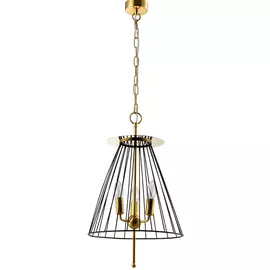 Подвесная люстра Crystal Lux Modesto MODESTO SP3 BLACK/GOLD