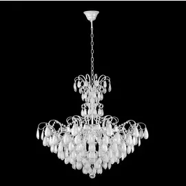 Подвесная хрустальная люстра Sevilia Crystal Lux SEVILIA SP9 SILVER