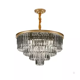 Подвесная люстра Delight Collection 1920s Odeon 9513P/600R gold/smoky