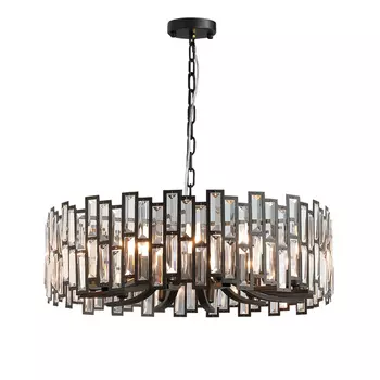 Подвесная люстра Delight Collection Bertola D8524P/S black/clear