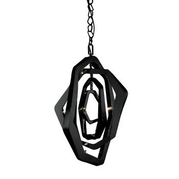 Подвесная люстра Delight Collection Hardy P68020M-7 black