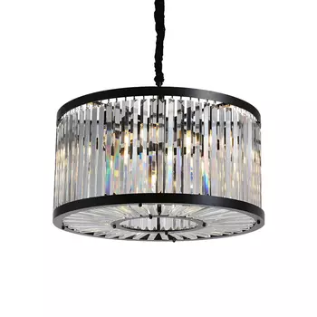 Подвесная люстра Delight Collection Welles KR0388P-5/P black/clear