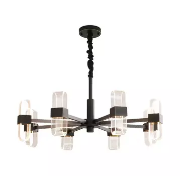 Подвесная люстра Elvan 1933 LU-1933/8-12W-NH-Bk