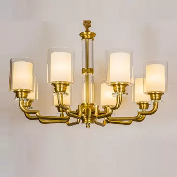 Подвесная люстра Elvan LU-66062/6-E27-Br