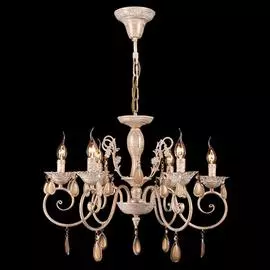 Подвесная люстра Eurosvet 10009 10009/6 золото с белым