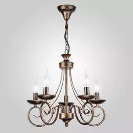 Подвесная люстра Eurosvet Provence 22404/5 черный с золотом