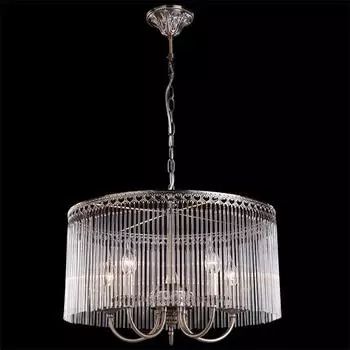 Подвесная люстра Eurosvet 22820 22820/5 античная бронза