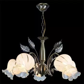 Подвесная люстра Eurosvet 30000 30000/5 античная бронза