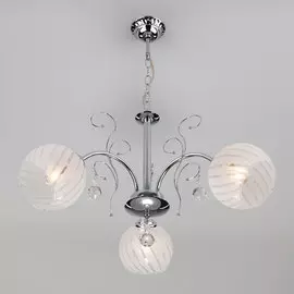 Подвесная люстра Eurosvet Lotos 30002/3 хром