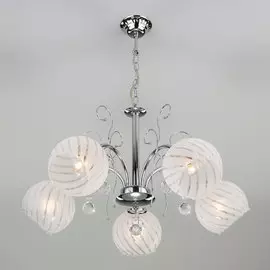 Подвесная люстра Eurosvet Lotos 30002/5 хром