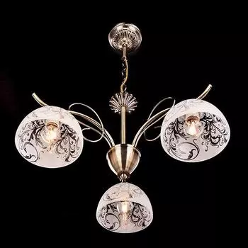 Подвесная люстра Eurosvet 30029 30029/3 античная бронза