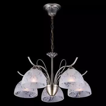 Подвесная люстра Eurosvet 30029 30029/5 античная бронза