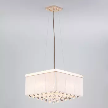 Подвесная люстра Eurosvet 3267 3267/8 золото/белый