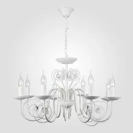 Подвесная люстра Eurosvet Tomas 60018/8 белый с золотом