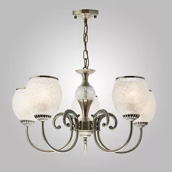 Подвесная люстра Eurosvet 60046 60046/5 античная бронза