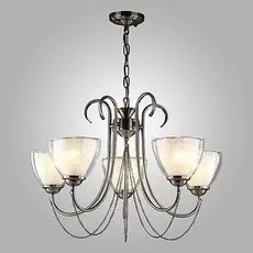 Подвесная люстра Eurosvet 60047 60047/5 античная бронза