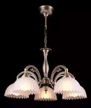 Подвесная люстра Eurosvet 89285 89285/5 античная бронза